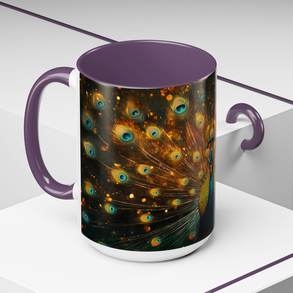 Neon Plumage - Coffee Mug - 15oz