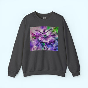 Polychrome Ballet Purple - Crewneck