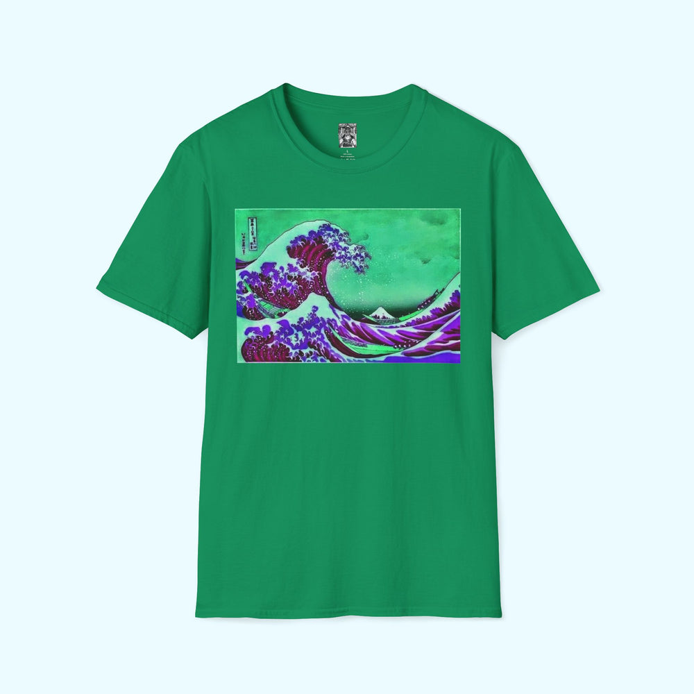 Purple Great Wave - Soft-Style Tee