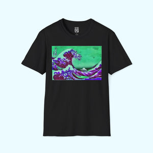 Purple Great Wave - Soft-Style Tee