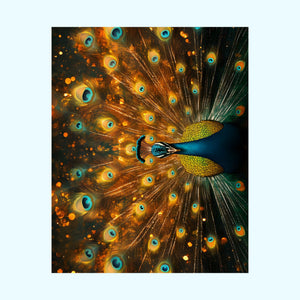 Neon Plumage - Matte Poster