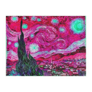 Star Night Fuchsia - Silk Poster