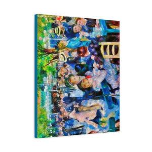 Renoir Dance Upscale - Canvas Poster