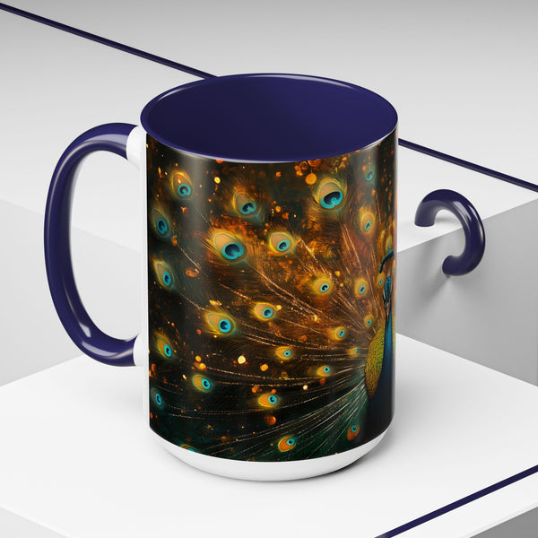 Neon Plumage - Coffee Mug - 15oz
