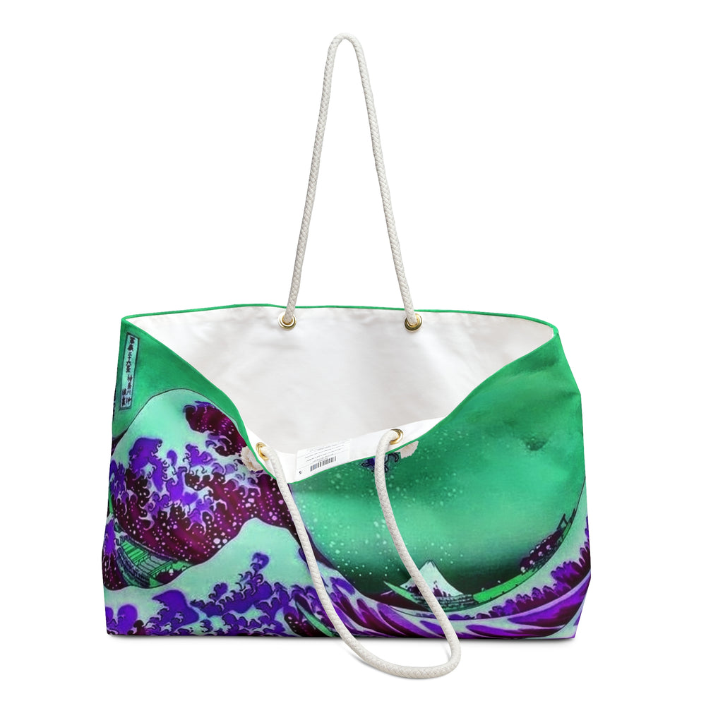 Purple Great Wave - Weekender Bag