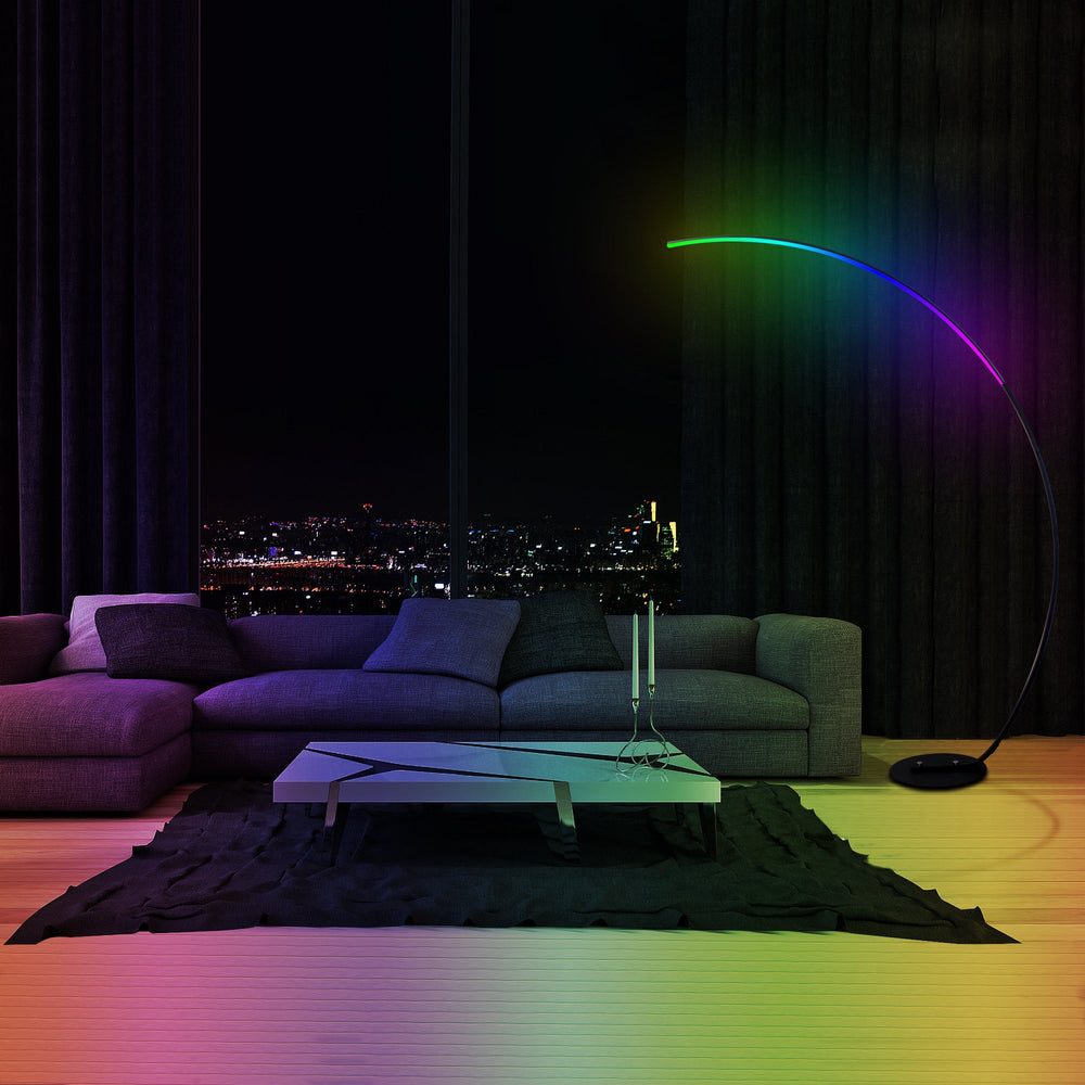 New Modern Curve Floor Lamp | 358 Light effects