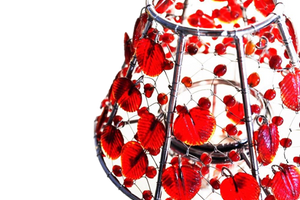 Handmade Colored Glass Tea Light Candle Holder