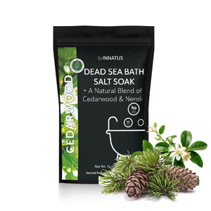 Dead Sea Cedarwood Bath Salt Soak with 21 minerals