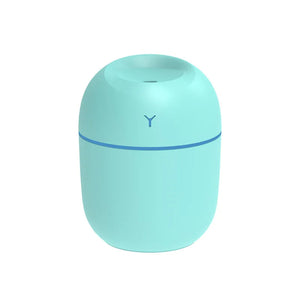 Portable Ultrasonic Humidifier & Aroma Essential Oil Diffuser LED Night Lamp
