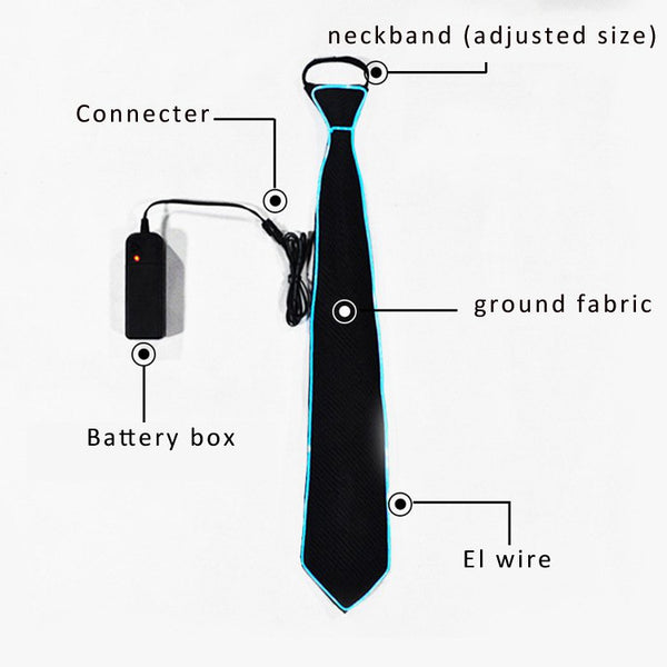 Light Up Black Tie