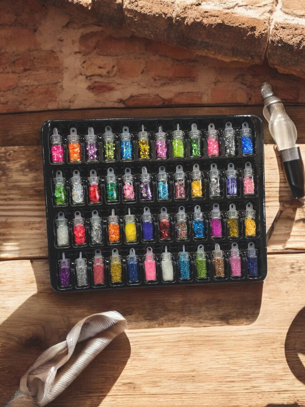 Nail Glitter - 48 Pcs
