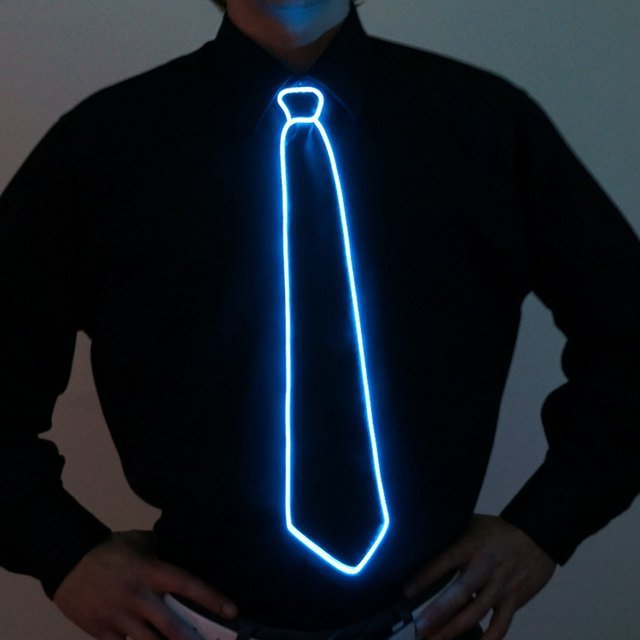 Light Up Black Tie