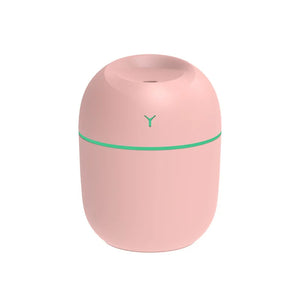 Portable Ultrasonic Humidifier & Aroma Essential Oil Diffuser LED Night Lamp