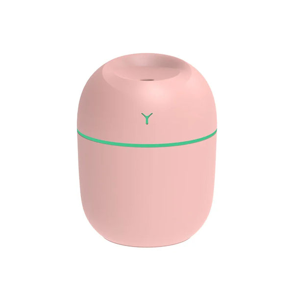 Portable Ultrasonic Humidifier & Aroma Essential Oil Diffuser LED Night Lamp